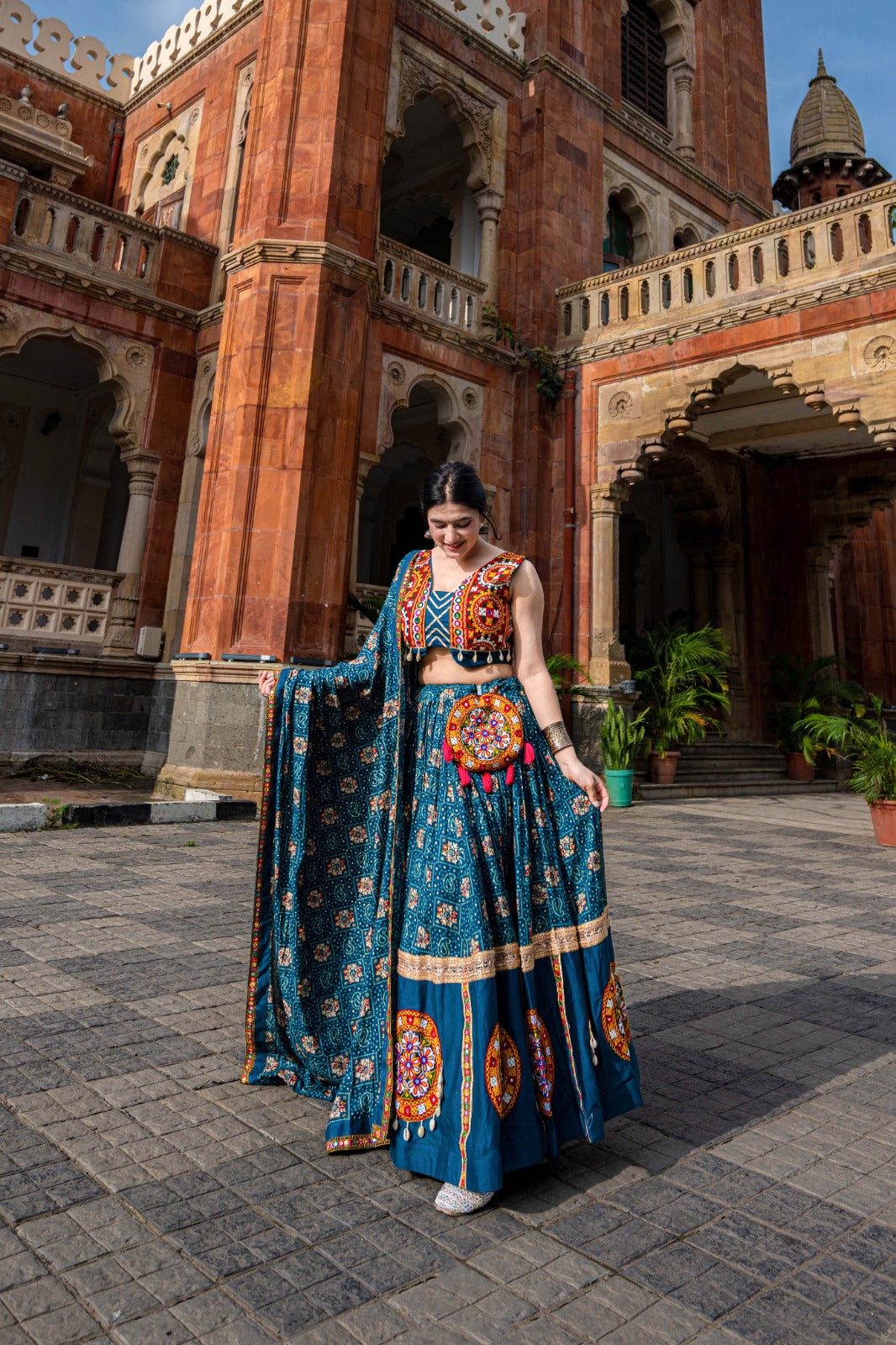 Meera Raas – Royal Navratri Lehenga Choli in Gujarati Style