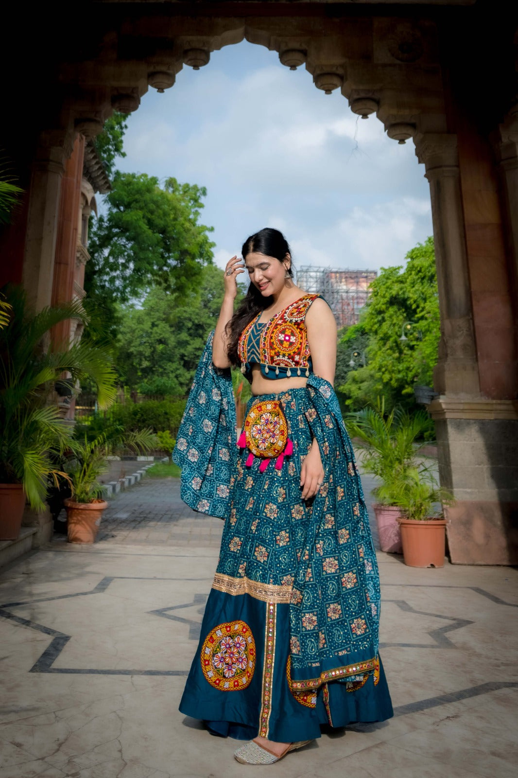 Meera Raas – Royal Navratri Lehenga Choli in Gujarati Style