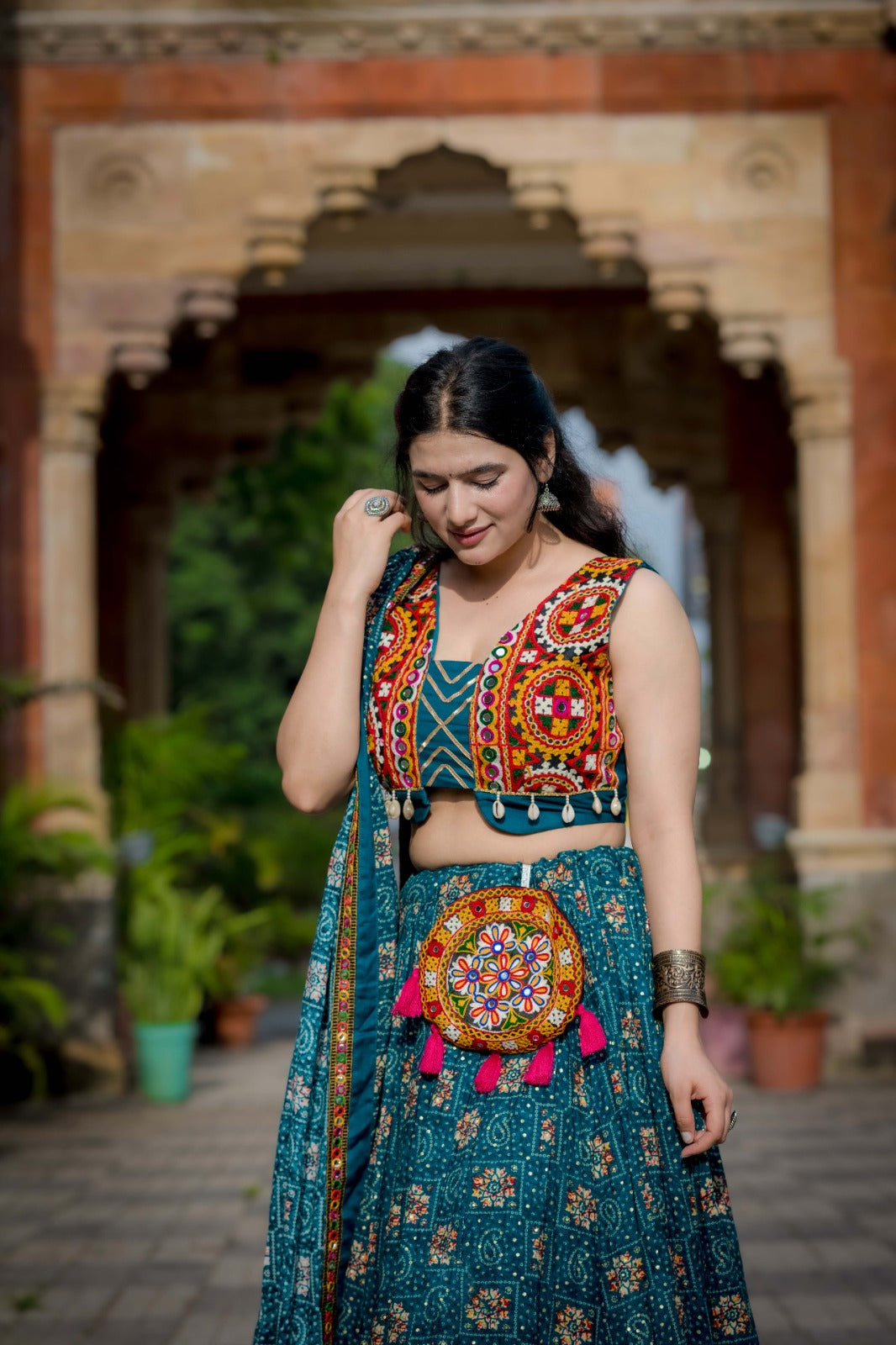 Meera Raas – Royal Navratri Lehenga Choli in Gujarati Style